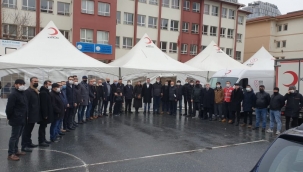 MHP KAĞITHANE'DEN , KAN BAĞIŞI KAMPANYASI İLE KIZILAY'A DESTEK VERDİ