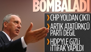 Muharrem İnce: CHP yoldan çıktı