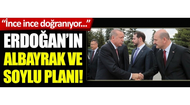 Başkan Erdoğan'ın Berat Albayrak ve Süleyman Soylu planı! İnce ince doğranıyor...