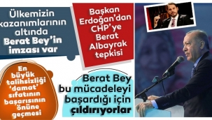 Cumhurbaşkanı Erdoğan'dan CHP'ye 'Berat Albayrak' tepkisi: Kuduruyorlar...