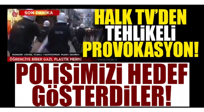 Halk TV'de tehlikeli provokasyon!