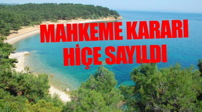 Saros'ta çevre katliamı 