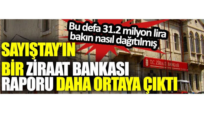 Ziraat Bankası, 31 milyon liralık işi ihalesiz vermiş