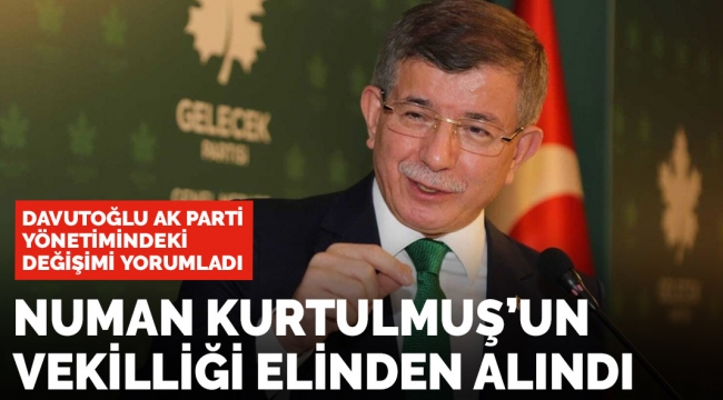 Ahmet Davutoğlu'ndan AK Partiyle ilgili çarpıcı iddia: Asıl değişim kabinede…