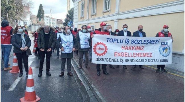 BAKIRKÖY BELEDİYESİNDE TOPLU İŞ SÖZLEŞMESİ EYLEMİNDE CHP 'LİLER ,CHP'LİLERE KARŞI !!!