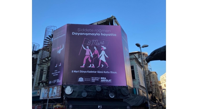 BEŞİKTAŞ BELEDİYESİ'NDEN KADINLAR GÜNÜ'NE ÖZEL ÇALIŞMA