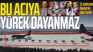 Bitlis'te meydana gelen helikopter kazasında şehit olan 11 asker için cenaze töreni