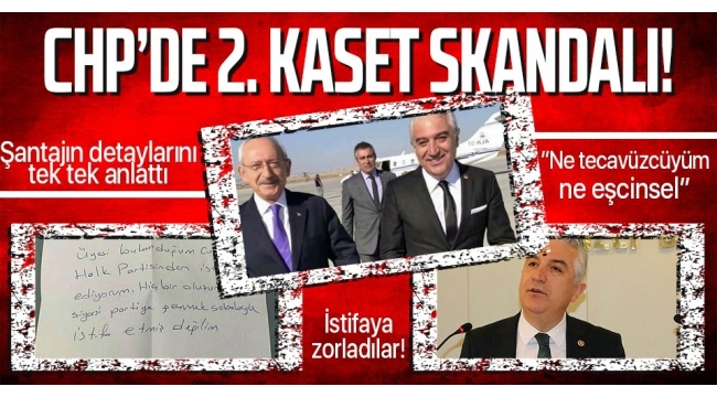 CHP'de 2. kaset skandalı! Teoman Sancar şantajın detaylarını anlattı: Ne tecavüzcüyüm ne de eşcinsel!