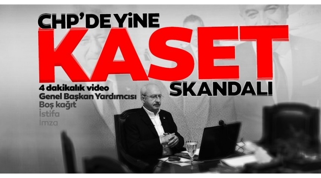  CHP'de yeni kaset skandalı! Vekilin istifa nedeni belli oldu