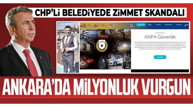 CHP'li Ankara Büyükşehir Belediyesi'nde zimmet skandalı! 1 milyon TL'lik vurgun