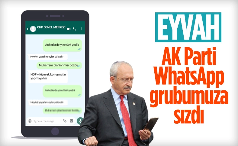 CHP, WhatsApp grubundaki köstebeğin peşinde