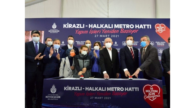 Ekrem İmamoğlu: Kirazlı-Halkalı metro hattını 2023'te açacağız