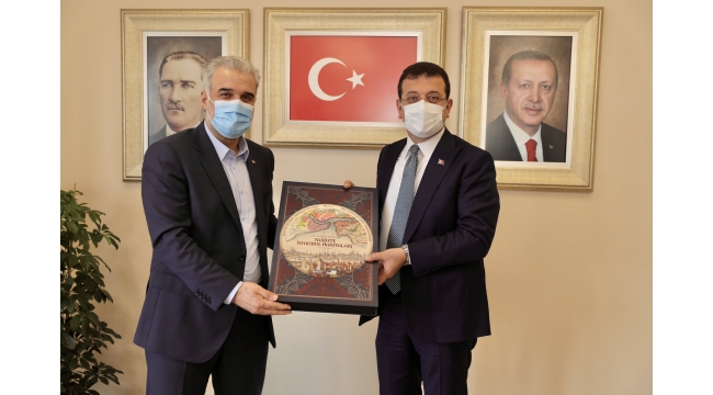 İBB Başkanı Ekrem İmamoğlu'ndan yeni AKP il başkanına ziyaret