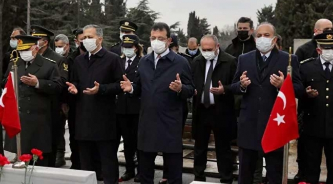 İBB Başkanı İmamoğlu'na şehitlikte tepki: 'Burası Pervin Buldan ile birlikte çiçek ektiğin hatıra ormanı değil başkan'