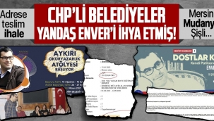 Mersin, Mudanya, Şişli, Ataşehir... CHP'li belediyeler yandaş gazeteci Enver Aysever'e çalışmış