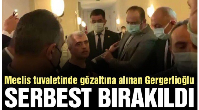 Ömer Faruk Gergerlioğlu TBMM'de gözaltına alındı