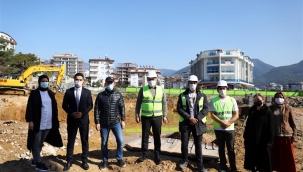 Alanya Belediyesi Kreş ve Gündüz Bakımevi'nin temeli atıldı