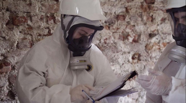 BAŞKAN RIZA AKPOLAT: '' 25 TON ASBESTİ BEŞİKTAŞ'TAN UZAKLAŞTIRDIK"