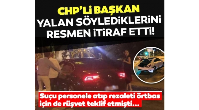 CHP'li Maltepe Belediye Başkanı Ali Kılıç yalan söylediklerini resmen itiraf etti...