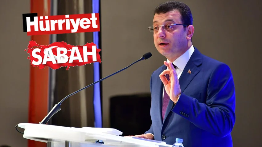 Hürriyet ve Sabah'tan 'İmamoğlu ve İBB' sansürü!