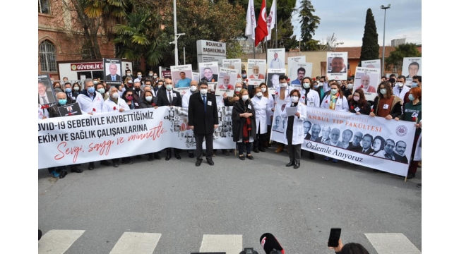 KORONAVİRÜS'TEN VEFAT EDEN SAĞLIK ŞEHİTLERİ UNUTULMADI !