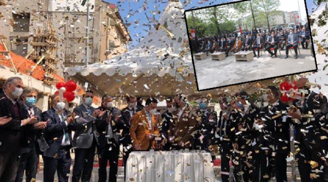 AKP'li belediyenin lebalep temel atma töreni