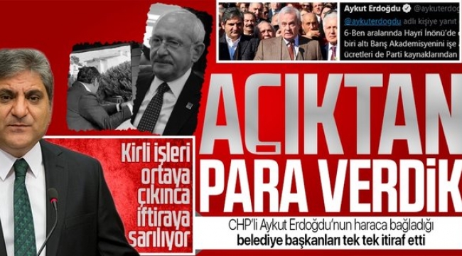CHP'li Aykut Erdoğdu'nun haraca bağladığı belediye başkanları konuştu: Kendisine açıktan para verdik