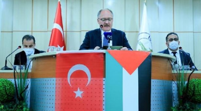 Sivas Belediye Meclisi'nden Filistin'e destek