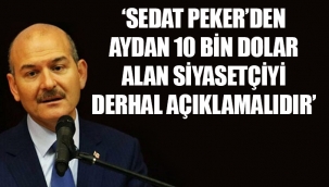 'Süleyman Soylu açığa çıkan kirli ilişkilerini kamuoyunu trolleyerek kapatmaya çalışıyor'