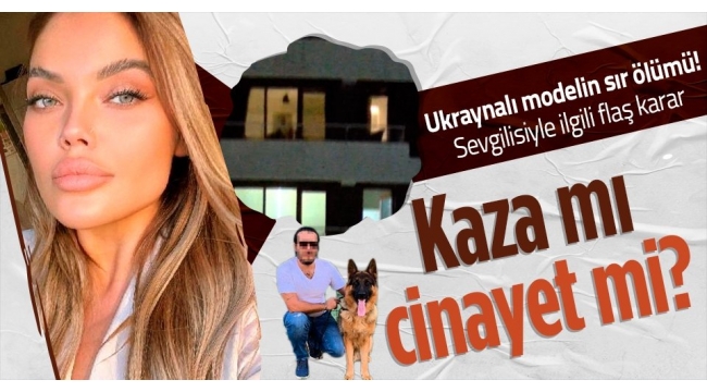 İstanbul'da balkondan düşerek ölen Ukraynalı model Anzelika Sraufant'ın sevgilisi Burak Ercan tutuklandı!