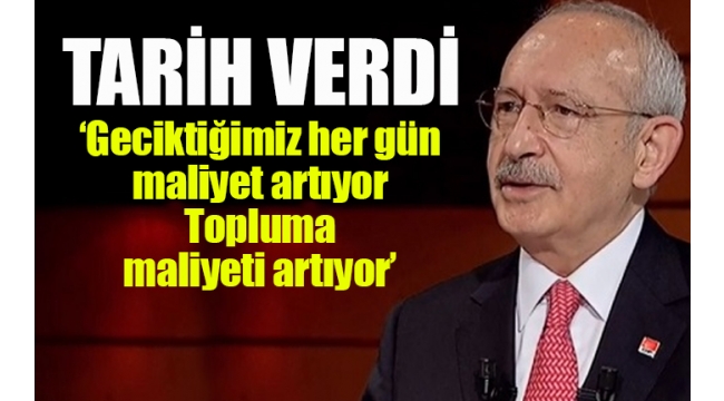 Kemal Kılıçdaroğlu'ndan erken seçim çağrısı...