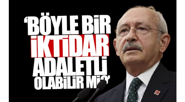 Kılıçdaroğlu: Kul hakkı yiyen hiç kimse Cumhuriyet Halk Partisi'ne oy vermesin, haram oya ihtiyacımız yok!