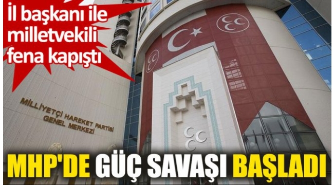 MHP'de Kocaeli İl Başkanı Aydın Ünlü ile milletvekili Saffet Sancaklı arasında güç savaşı