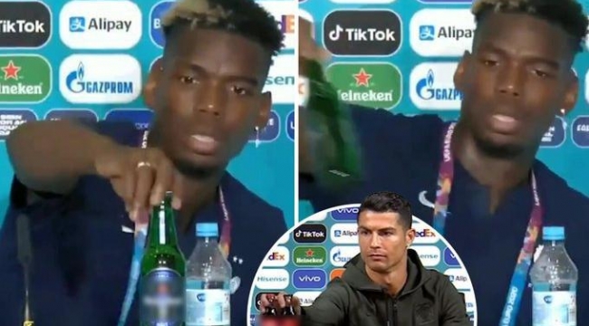 Ronaldo'dan sonra şimdi de Pogba tepkisi! Tek hareketle 4 milyar dolar zarar ettirdi…