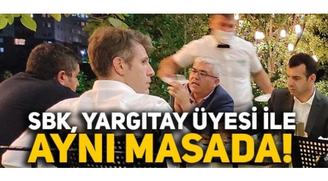 Sezgin Baran Korkmaz'ın, Yargıtay üyesi Tekman Savaş Nemli ile fotoğrafı çıktı