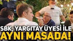 Sezgin Baran Korkmaz'ın, Yargıtay üyesi Tekman Savaş Nemli ile fotoğrafı çıktı