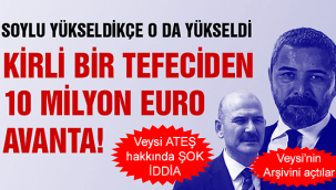 ŞOK İDDİA.. Veyis Ateş'e ağır suçlama: Kirli bir tefeciden 10 milyon Euro avanta!