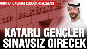 TÜrk'ler kendi ülkesinde bir garip , Türk'ler sınavla,Katar'lılar sınavsız tıp fakültesine girecek....