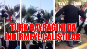 Antalya'da göndere Afganistan bayrağı çekildi