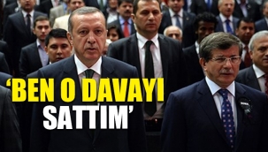 Davutoğlu, Erdoğan'a böyle seslendi