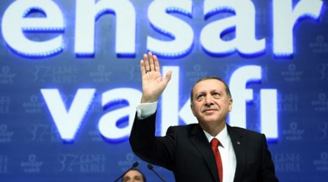 Erdoğan'dan Ensar Vakfı'na bir kıyak daha