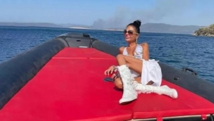 Gönderdiği yardım araçlarının üzerine adını yazdıran Süreyya Yalçın'a büyük tepki