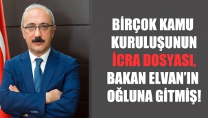 Hayırlı İşler ! Birçok kamu kuruluşunun icra dosyası, Bakan Elvan'ın oğluna gitmiş!