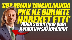 İktidara yakın isimden skandal 'yangın' tweeti