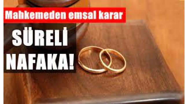 Aile Mahkemesinden Nafaka davasında 'emsal' niteliğinde karar