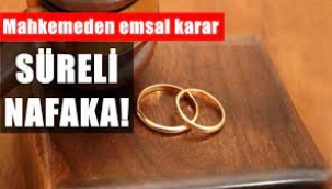 Aile Mahkemesinden Nafaka davasında 'emsal' niteliğinde karar