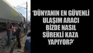 İstanbul'da hızlı tren kaza yaptı!