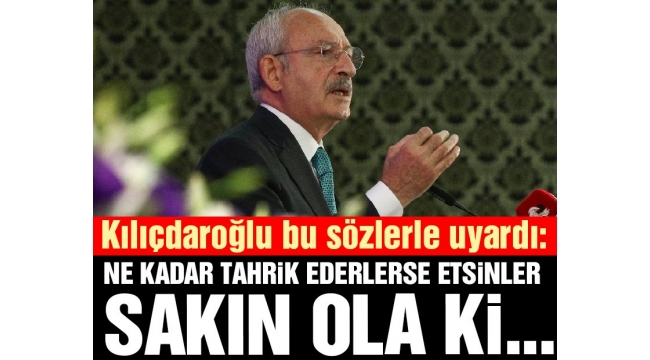 KEMAL KILIÇDAROĞLU "KÜRT SORUNUNDA KIRMIZI ÇİZGİMİZ VATANIMIZ VE BAYRAĞIMIZ"