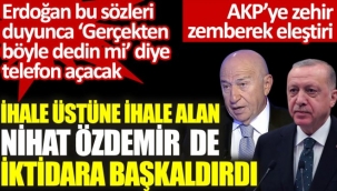 Nihat Özdemir de iktidara başkaldırdı.'mevcut şartlarda yabancı yatırımcı sadece Türkiye'ye Bodrum'a tatil için gelir''