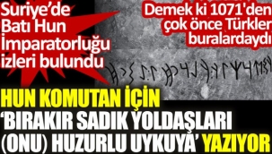 Suriye'de Batı Hun İmparatorluğu izleri bulundu
